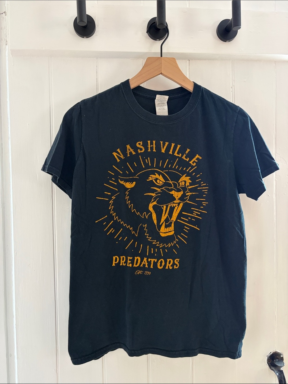 Nashville Predators Black & Gold Graphic Tee